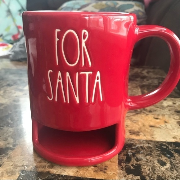 Rae Dunn FOR SANTA cookies & milk mug - Picture 5 of 8